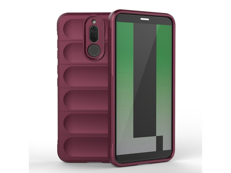 Newface Huawei Mate 10 Lite Kılıf Optimum Silikon - Bordo