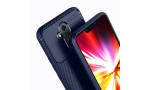 Newface Huawei Mate 20 Lite Kılıf Focus Karbon Silikon - Lacivert