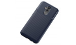 Newface Huawei Mate 20 Lite Kılıf Focus Karbon Silikon - Lacivert