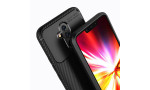Newface Huawei Mate 20 Lite Kılıf Focus Karbon Silikon - Siyah