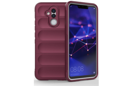 Newface Huawei Mate 20 Lite Kılıf Optimum Silikon - Bordo