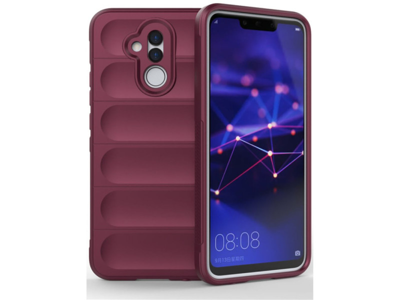 Newface Huawei Mate 20 Lite Kılıf Optimum Silikon - Bordo