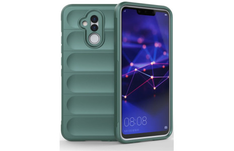 Newface Huawei Mate 20 Lite Kılıf Optimum Silikon - Koyu Yeşil