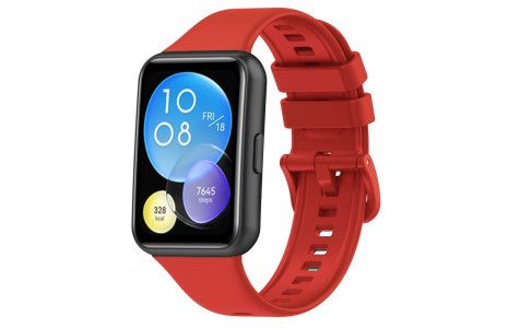 Newface Huawei Watch Fit 2 Klasik Kordon - Kırmızı