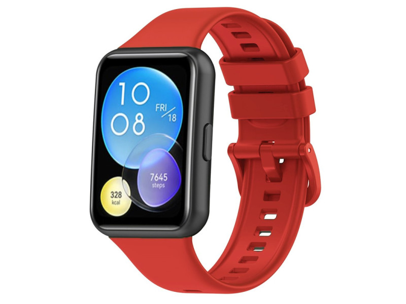 Newface Huawei Watch Fit 2 Klasik Kordon - Kırmızı