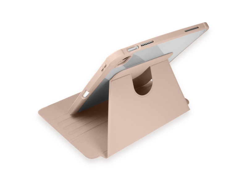 Newface iPad 10.2 (7.nesil) Kılıf Starling 360 Kalemlikli Tablet Kılıf - Rose Gold