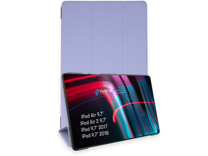 Newface iPad 9.7 (2017) Kılıf Tablet Smart Kılıf - Lila