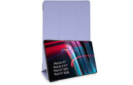 Newface iPad 9.7 (2018) Kılıf Tablet Smart Kılıf - Lila