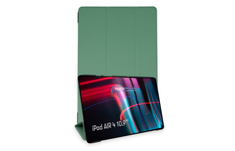 Newface iPad Air 4 10.9 Kılıf Tablet Smart Kılıf - Koyu Yeşil