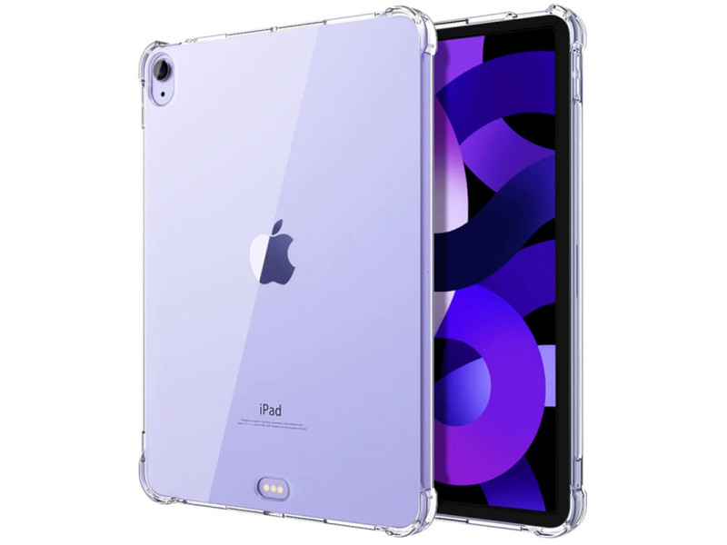 Newface iPad Air 5 (2022) Kılıf Anti Şeffaf Tablet Silikon - Şeffaf