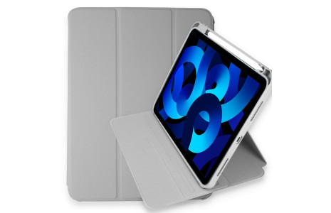 Newface iPad Pro 12.9 (2018) Kılıf Starling 360 Kalemlikli Tablet Kılıf - Gri