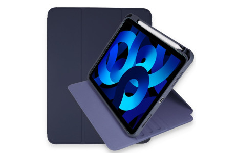 Newface iPad Pro 12.9 (2018) Kılıf Starling 360 Kalemlikli Tablet Kılıf - Lacivert