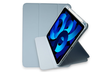 Newface iPad Pro 12.9 (2018) Kılıf Starling 360 Kalemlikli Tablet Kılıf - Mavi