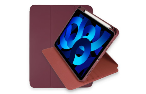 Newface iPad Pro 12.9 (2018) Kılıf Starling 360 Kalemlikli Tablet Kılıf - Mor