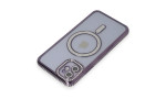 Newface iPhone 11 Kılıf Joke Simli Magneticsafe Kılıf - Derin Mor