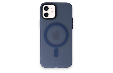Newface iPhone 11 Kılıf Lodos Magneticsafe Mat Kapak - Mavi
