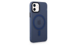 Newface iPhone 11 Kılıf Lodos Magneticsafe Mat Kapak - Mavi
