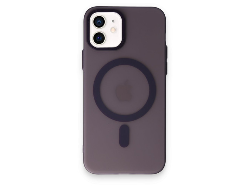 Newface iPhone 11 Kılıf Lodos Magneticsafe Mat Kapak - Mor