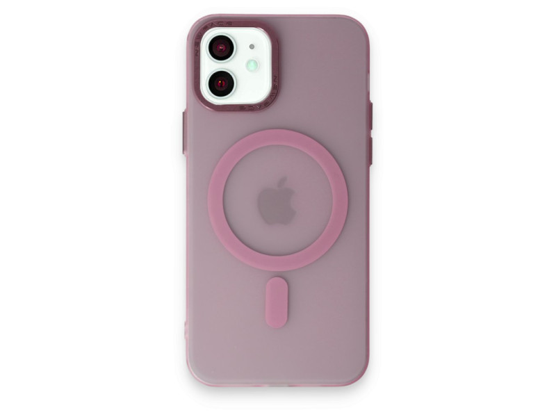 Newface iPhone 11 Kılıf Lodos Magneticsafe Mat Kapak - Pembe