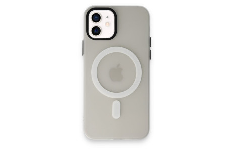 Newface iPhone 11 Kılıf Lodos Magneticsafe Mat Kapak - Şeffaf