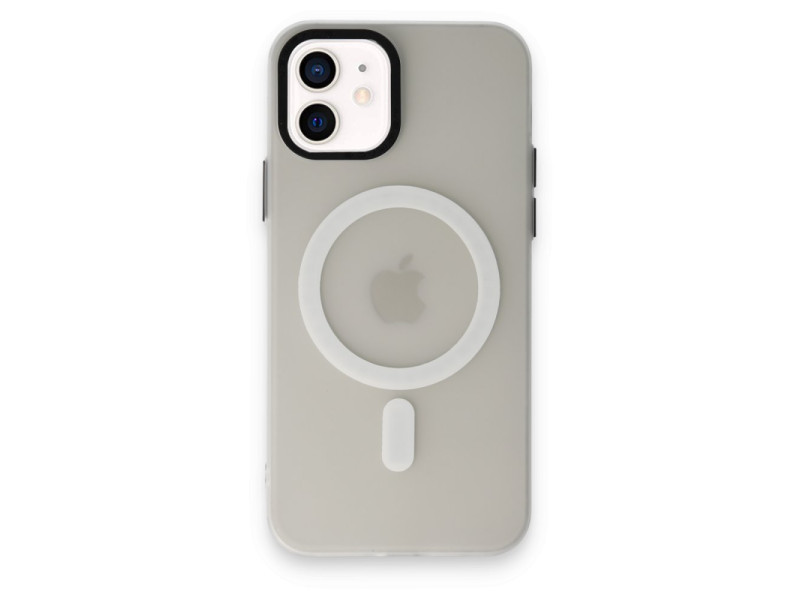 Newface iPhone 11 Kılıf Lodos Magneticsafe Mat Kapak - Şeffaf
