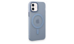 Newface iPhone 11 Kılıf Lodos Magneticsafe Mat Kapak - Sierra Blue