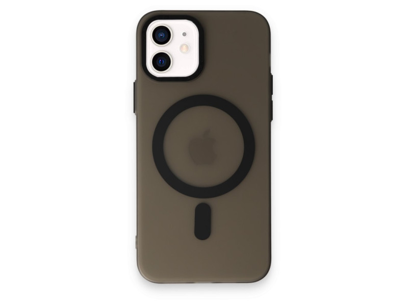 Newface iPhone 11 Kılıf Lodos Magneticsafe Mat Kapak - Siyah