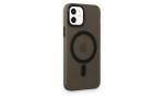 Newface iPhone 11 Kılıf Lodos Magneticsafe Mat Kapak - Siyah