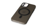 Newface iPhone 11 Kılıf Lodos Magneticsafe Mat Kapak - Siyah