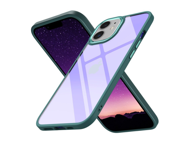 Newface iPhone 11 Kılıf Power Silikon - Koyu Yeşil