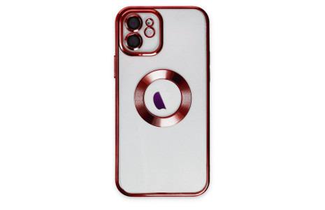 Newface iPhone 11 Kılıf Slot Silikon - Kırmızı