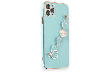 Newface iPhone 11 Pro Kılıf Esila Silikon - Su Yeşili