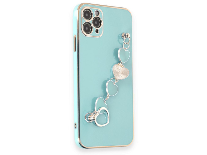 Newface iPhone 11 Pro Kılıf Esila Silikon - Su Yeşili