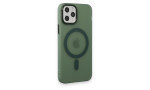 Newface iPhone 11 Pro Kılıf Lodos Magneticsafe Mat Kapak - Köknar Yeşili