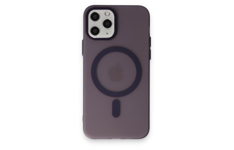 Newface iPhone 11 Pro Kılıf Lodos Magneticsafe Mat Kapak - Mor