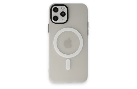 Newface iPhone 11 Pro Kılıf Lodos Magneticsafe Mat Kapak - Şeffaf