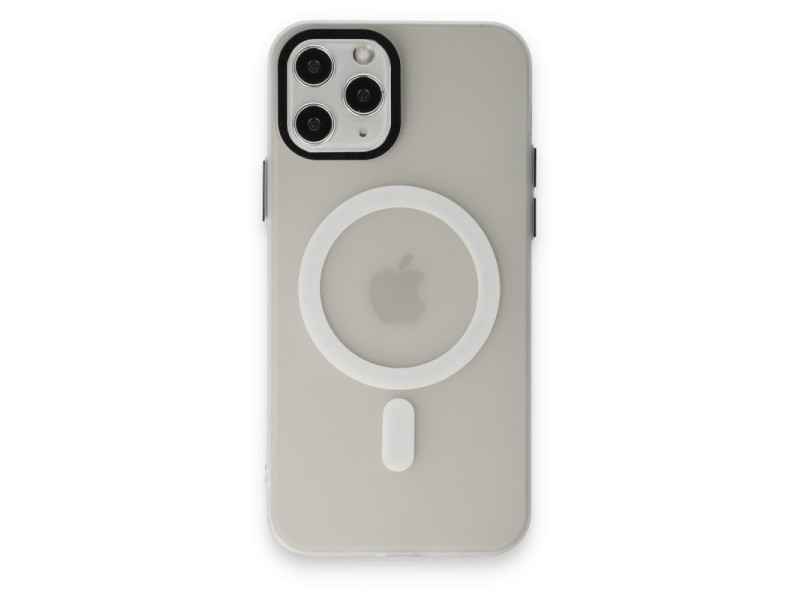 Newface iPhone 11 Pro Kılıf Lodos Magneticsafe Mat Kapak - Şeffaf