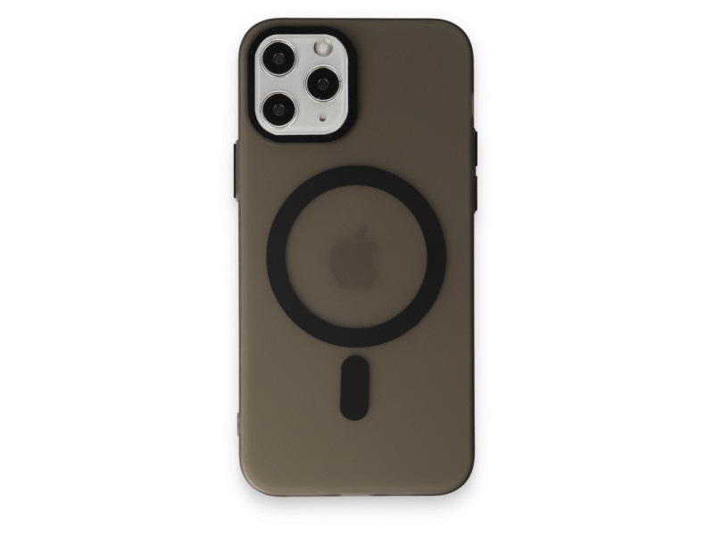Newface iPhone 11 Pro Kılıf Lodos Magneticsafe Mat Kapak - Siyah