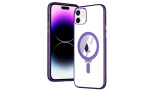 Newface iPhone 12 Kılıf Mudo Magneticsafe Standlı Kapak - Derin Mor