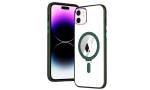 Newface iPhone 12 Kılıf Mudo Magneticsafe Standlı Kapak - Köknar Yeşili