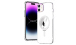 Newface iPhone 12 Kılıf Mudo Magneticsafe Standlı Kapak - Şeffaf