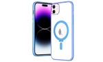 Newface iPhone 12 Kılıf Mudo Magneticsafe Standlı Kapak - Sierra Blue