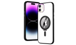 Newface iPhone 12 Kılıf Mudo Magneticsafe Standlı Kapak - Siyah