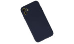 Newface iPhone 12 Mini Kılıf Nano içi Kadife Silikon - Lacivert