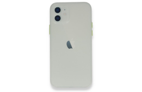 Newface iPhone 12 Mini Kılıf PP Ultra İnce Kapak - Beyaz