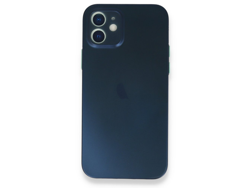Newface iPhone 12 Mini Kılıf PP Ultra İnce Kapak - Mavi