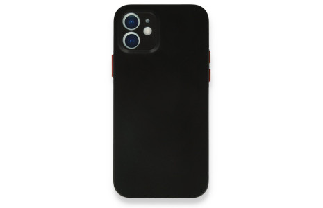 Newface iPhone 12 Mini Kılıf PP Ultra İnce Kapak - Siyah