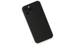 Newface iPhone 12 Pro Kılıf 360 Mat Full Body Silikon Kapak - Siyah