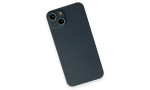 Newface iPhone 13 Kılıf 360 Mat Full Body Silikon Kapak - Açık Mavi