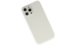 Newface iPhone 13 Pro Kılıf 360 Full Body Silikon Kapak - Beyaz